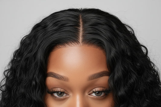 Perruque Sans Colle en Cheveux Humains Bouclés