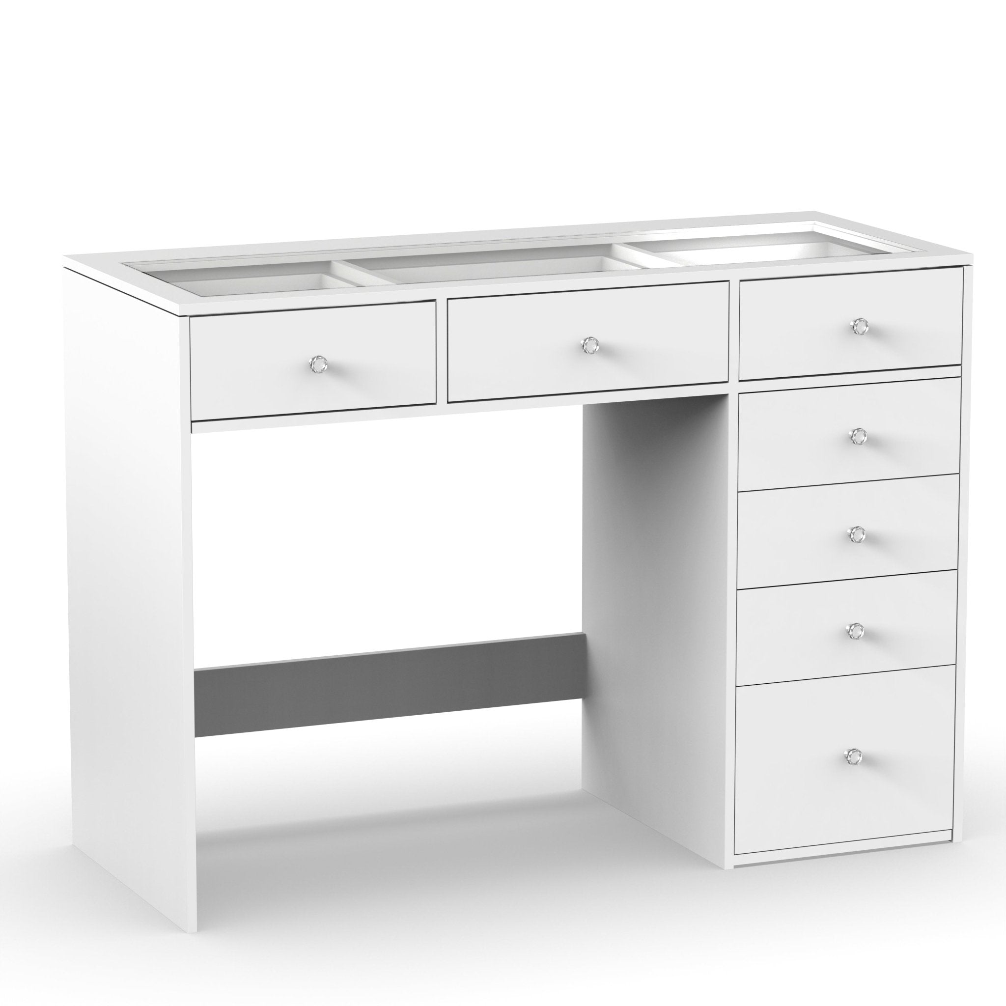 Coiffeuse avec Miroir Adapté | Format Compact et Rangements