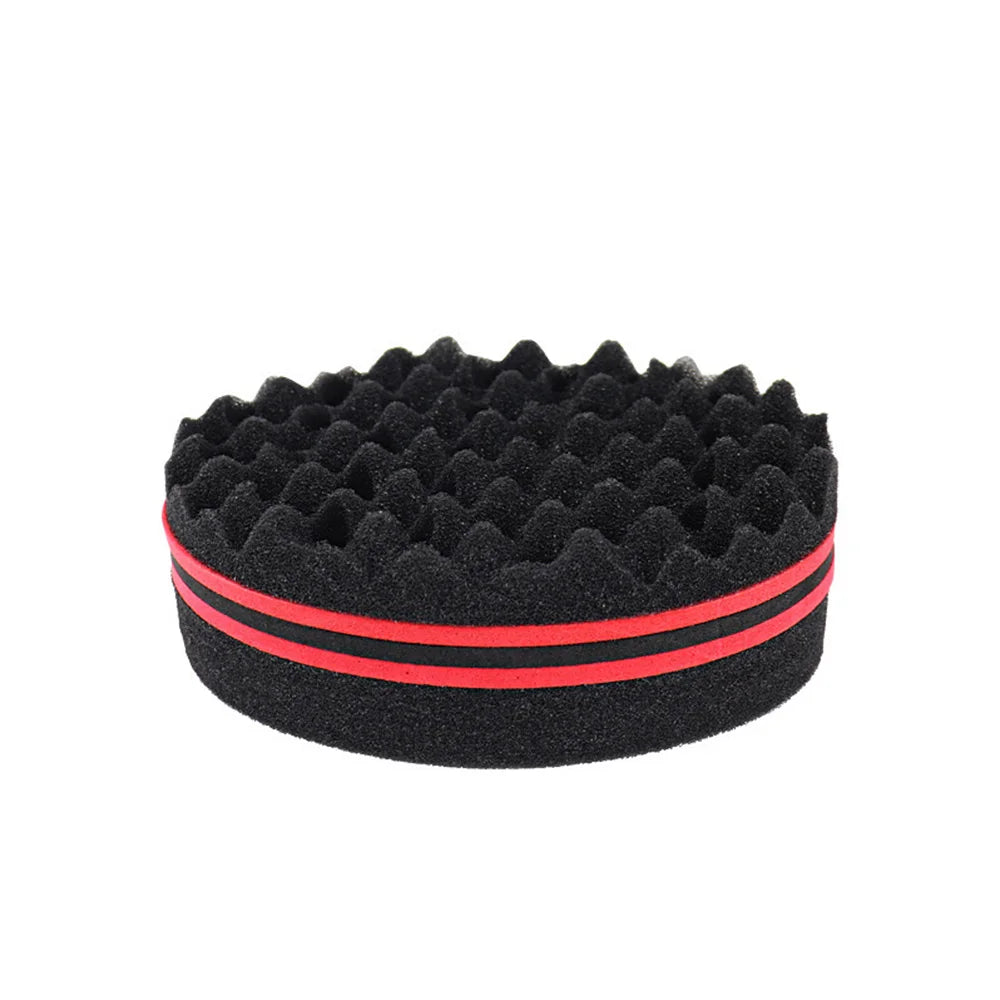 Brosse Éponge Twist Afro Double Face – Brosse Magique pour Boucles et Coiffage Afro