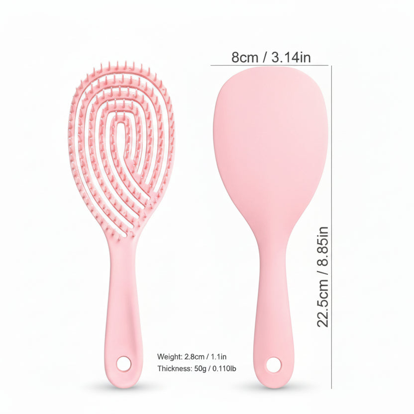 Brosse Aérée Séchage Rapide – Brosse Démêlante et Massage du Cuir Chevelu