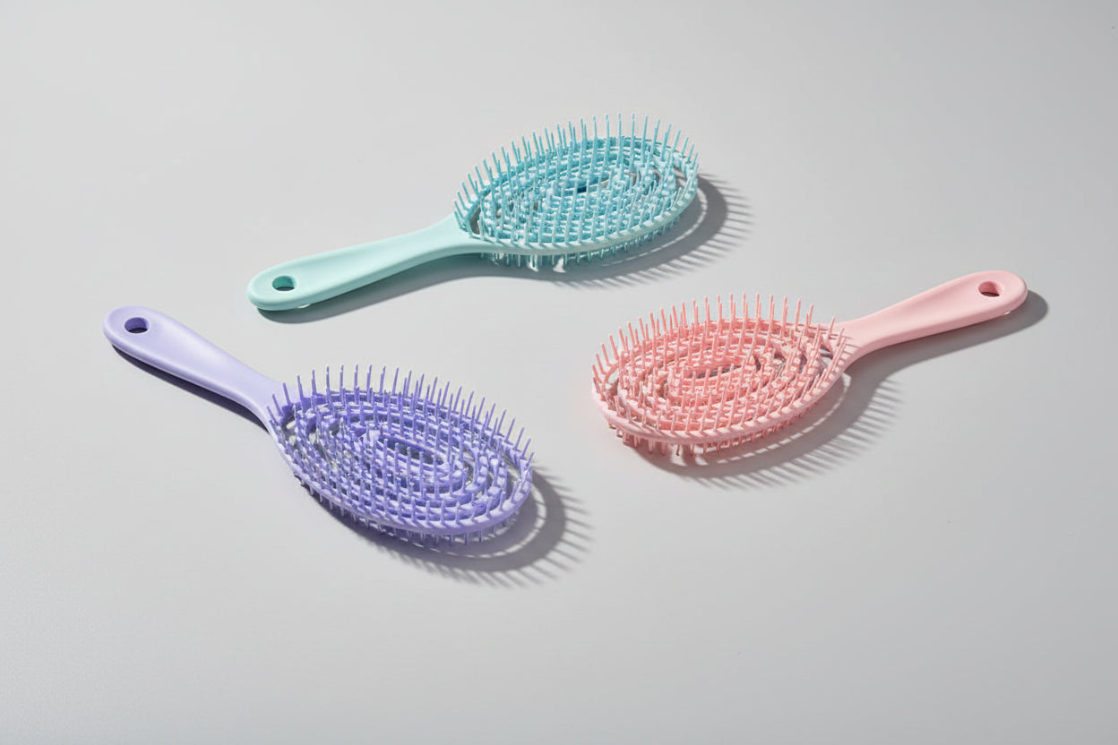 Brosse Aérée Séchage Rapide – Brosse Démêlante et Massage du Cuir Chevelu