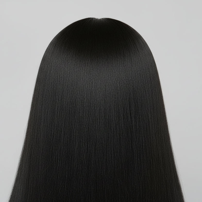 Perruque Femme Cheveux Naturels Lisse 30 Pouces – Lace Frontal 13x6 HD Pré-Épilée, Sans Colle, Prête à Porter