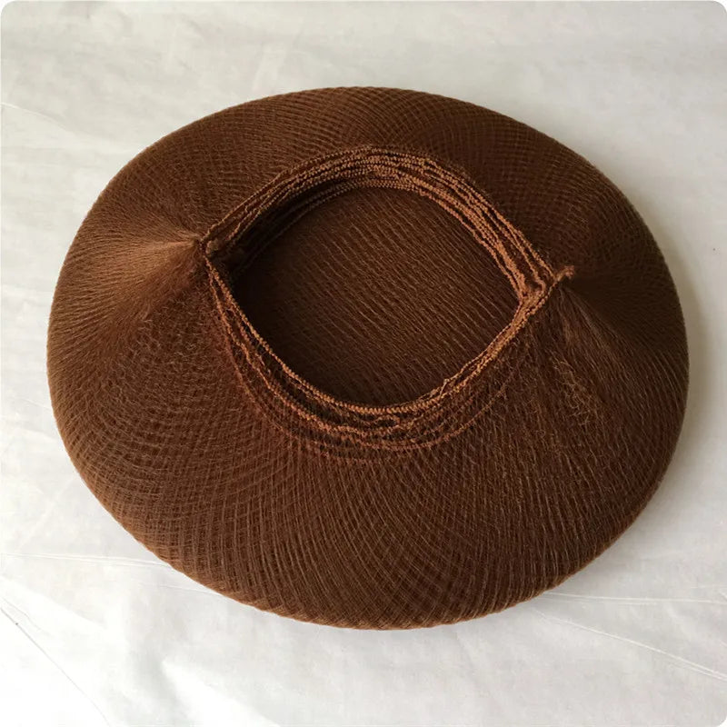 140 pièces de Filets à Cheveux Élastiques Marron Foncé – Lot en Nylon pour Coiffure et Chignon