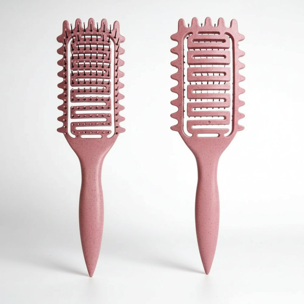 Brosse Définition Boucles Aérée – Brosse Démêlante pour Cheveux Bouclés et Mouillés