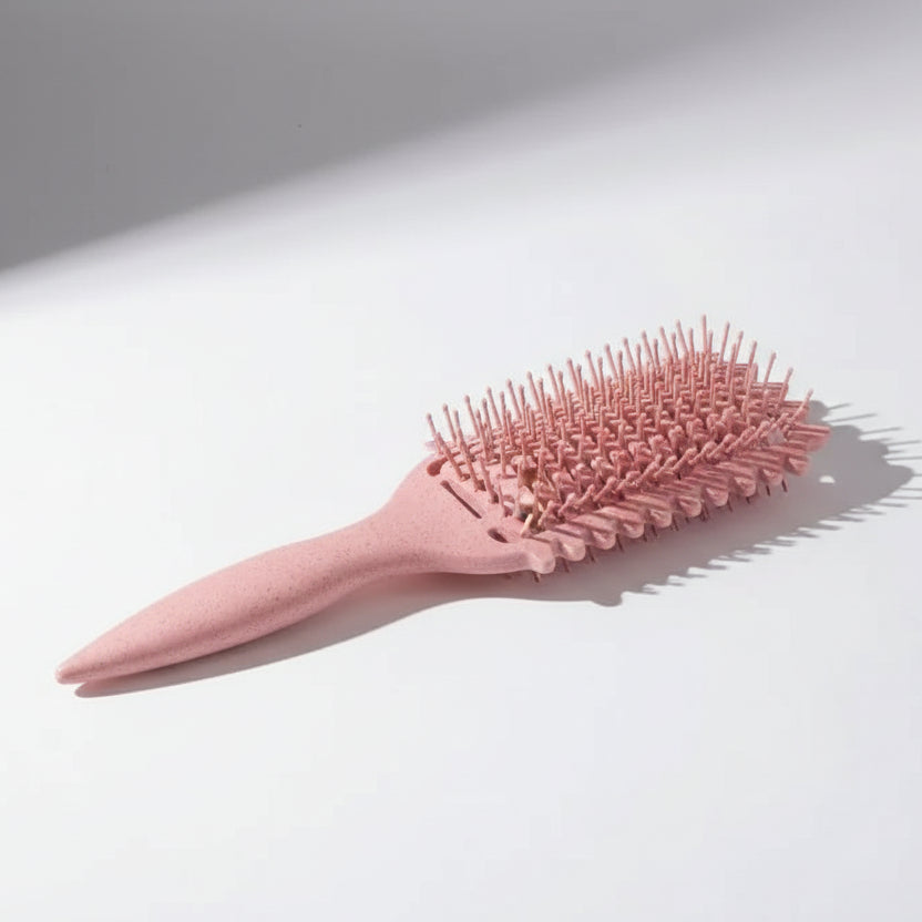 Brosse Définition Boucles Aérée – Brosse Démêlante pour Cheveux Bouclés et Mouillés