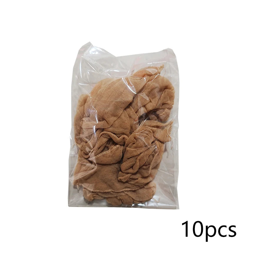 Bonnet Perruque HD Transparent – Filet en Nylon Extensible Lace Front, Marron Clair