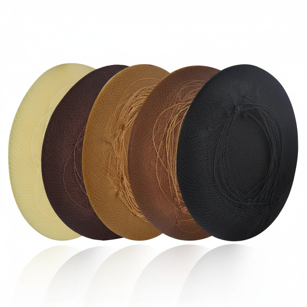 140 pièces de Filets à Cheveux Élastiques Marron Foncé – Lot en Nylon pour Coiffure et Chignon