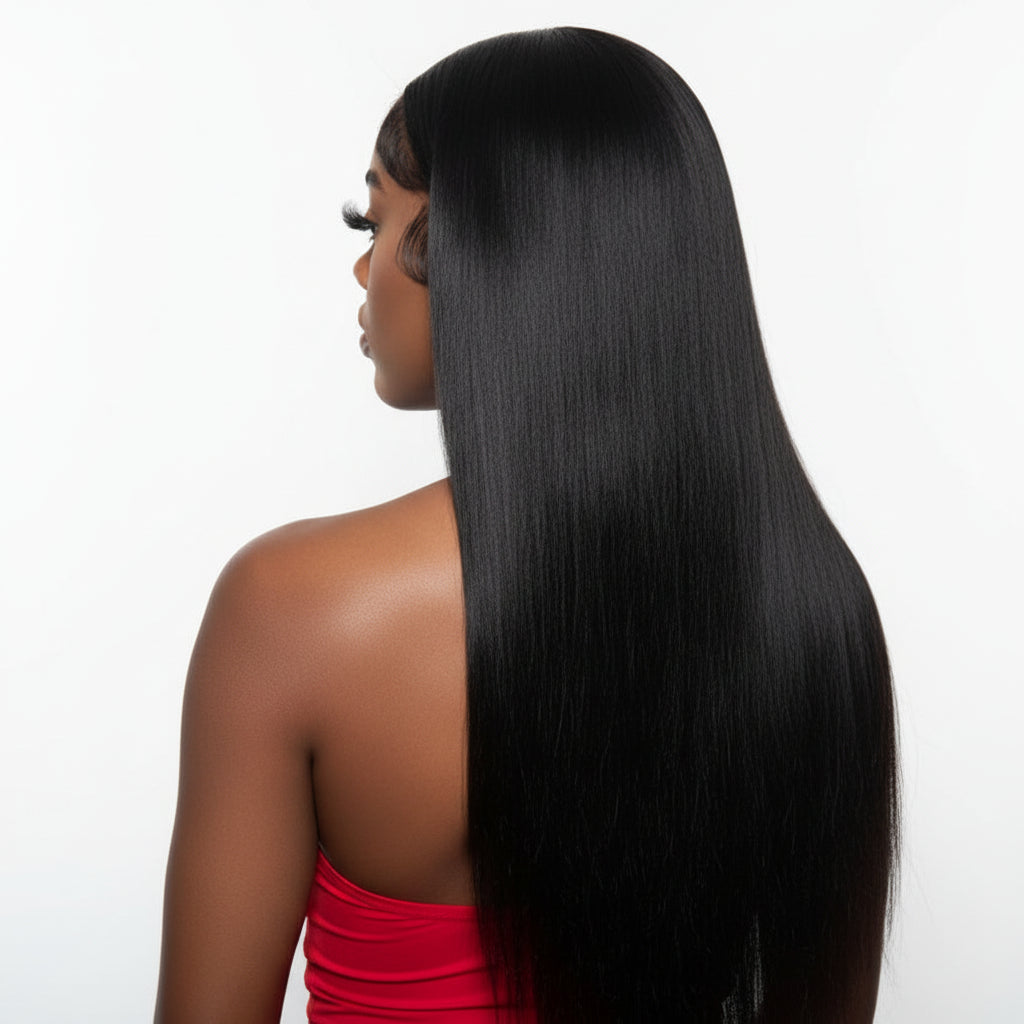 Perruque Lace Front Cheveux Humains Lisses