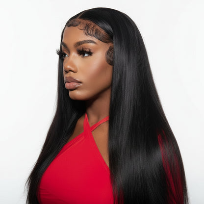 Perruque Lace Front Cheveux Humains Lisses