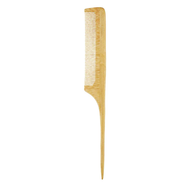 Brosse à cheveux en Bambou Massante – Brosse Démêlante Anti-Statique et Stimulateur de Pousse pour Cheveux et Barbe