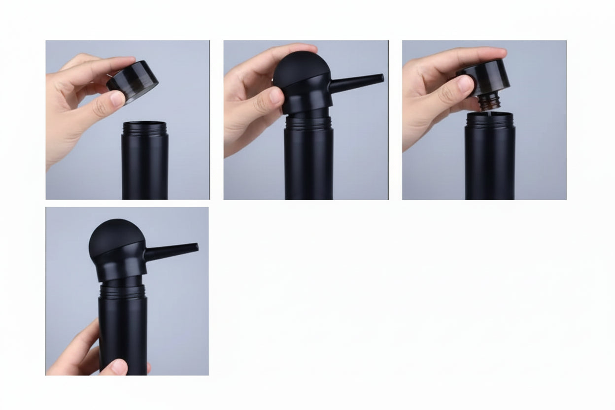 Fibres Capillaires à la Kératine – Poudre Épaississante Instantanée pour Cheveux Clairsemés