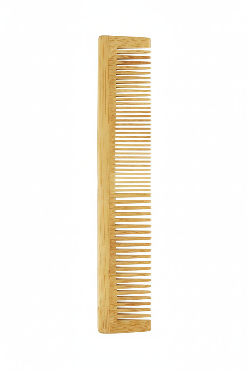Brosse à cheveux en Bambou Massante – Brosse Démêlante Anti-Statique et Stimulateur de Pousse pour Cheveux et Barbe