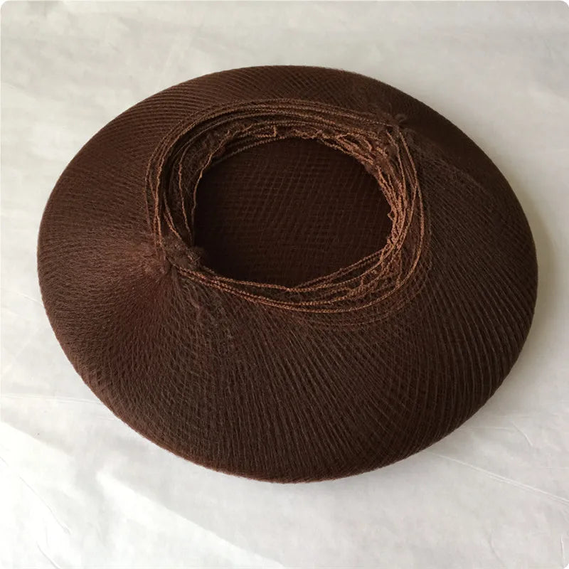 140 pièces de Filets à Cheveux Élastiques Marron Foncé – Lot en Nylon pour Coiffure et Chignon
