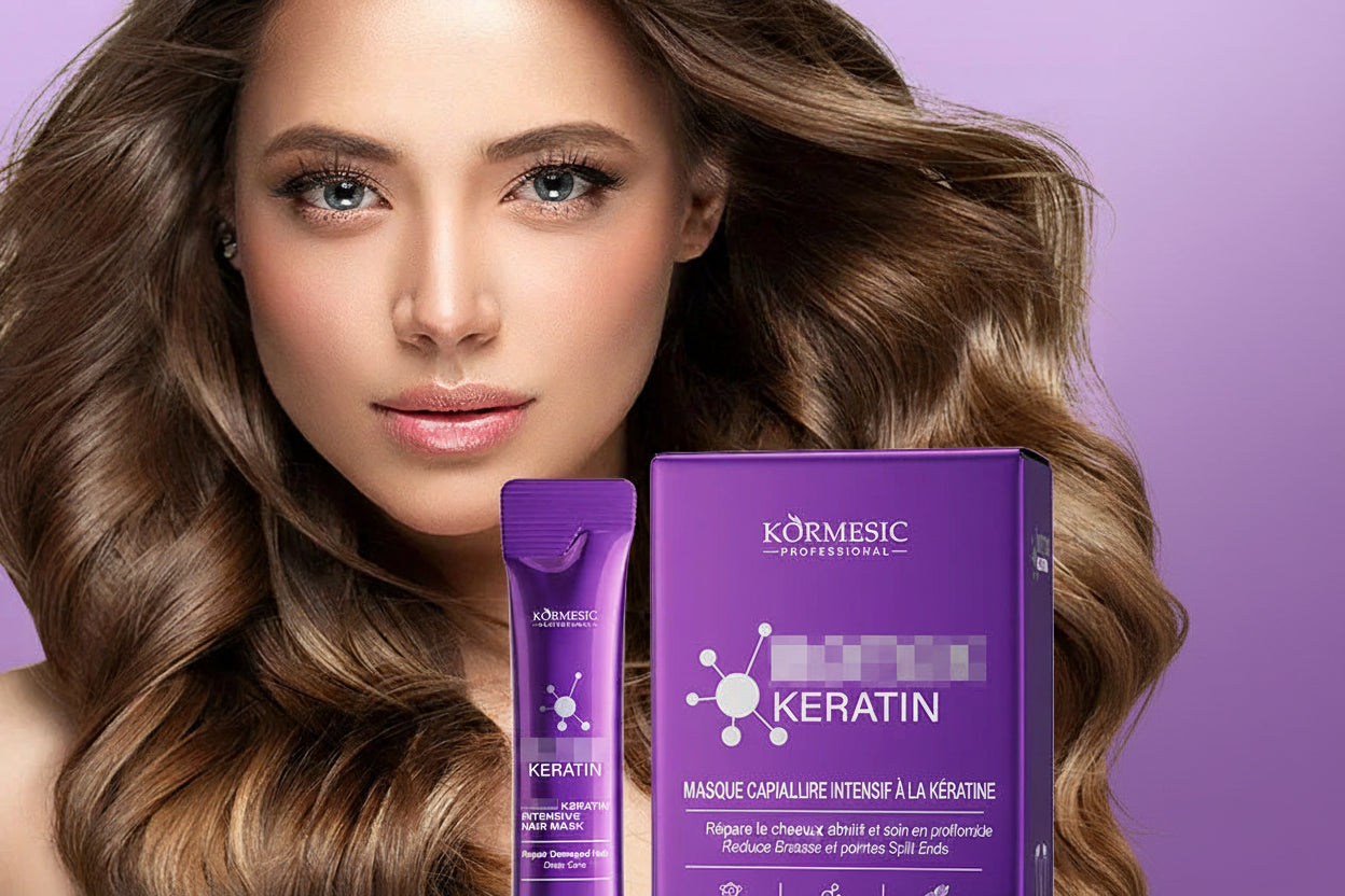 Masque Capillaire à la Kératine – Réparation Express 5 Secondes, Cheveux Doux et Brillants