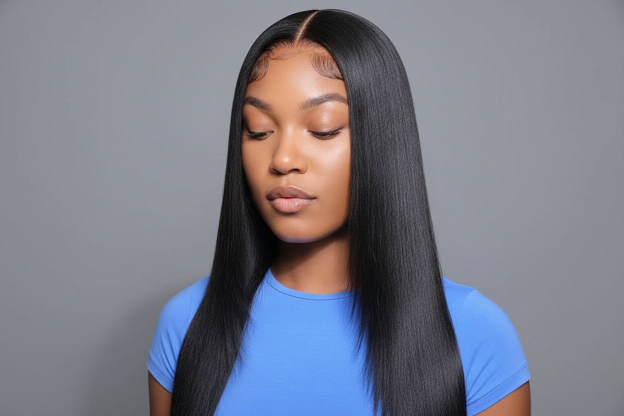 Tissage Lisse en Cheveux Naturels Brésiliens Raw Virgin – Bundles 1 / 3 / 4 Pièces, 76 à 102 cm