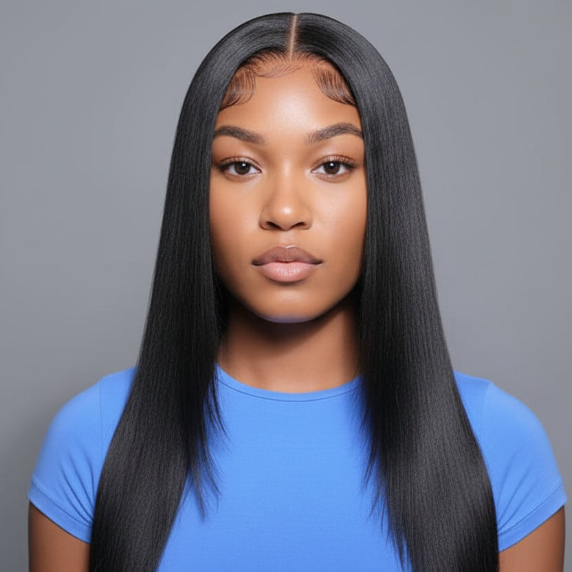 Tissage Lisse en Cheveux Naturels Brésiliens Raw Virgin – Bundles 1 / 3 / 4 Pièces, 76 à 102 cm