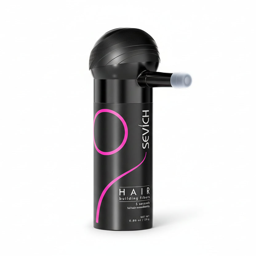 Fibres Capillaires à la Kératine SEVICH – Kit Densifiant pour Cheveux Clairsemés avec Applicateur