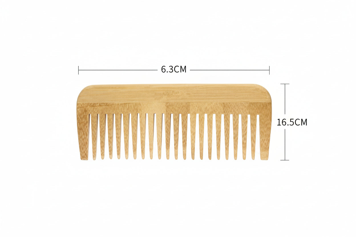 Brosse à cheveux en Bambou Massante – Brosse Démêlante Anti-Statique et Stimulateur de Pousse pour Cheveux et Barbe