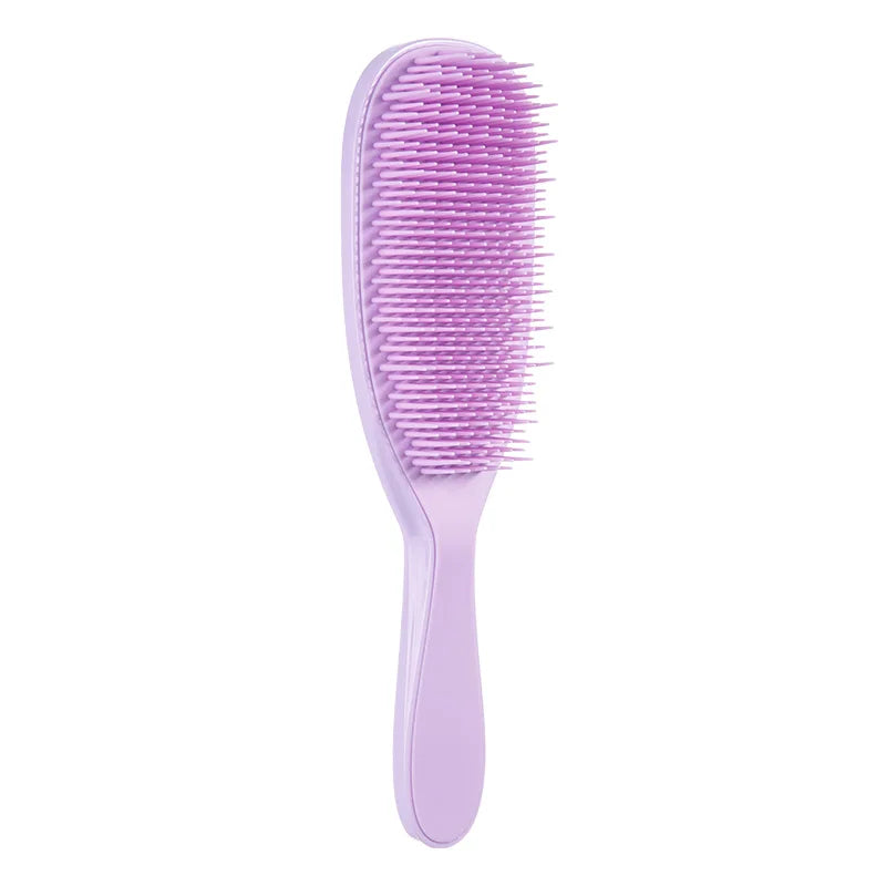 Brosse à cheveux Démêlante Bicolore – Brosse Anti-Statique et Massage Cuir Chevelu pour Coiffage Facile
