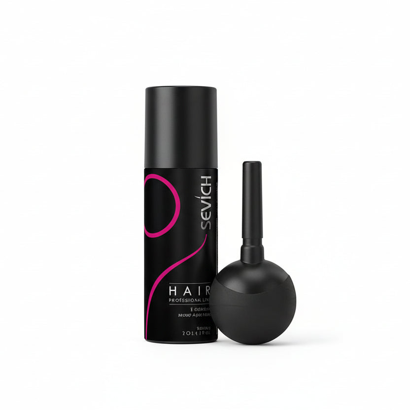 Fibres Capillaires à la Kératine SEVICH – Kit Densifiant pour Cheveux Clairsemés avec Applicateur