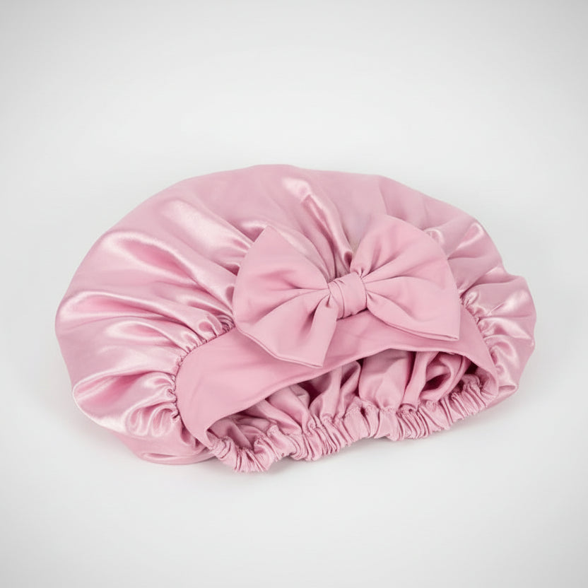 Bonnet de Nuit en Satin pour Cheveux – Bonnet de Sommeil Ajustable en Polyester