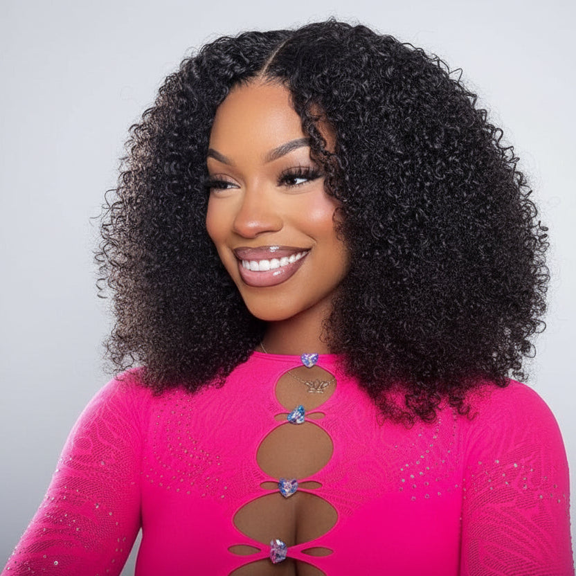 Perruque Femme en Cheveux Naturels – Perruque Vrais Cheveux Sans Colle, Lace HD Prête à Porter