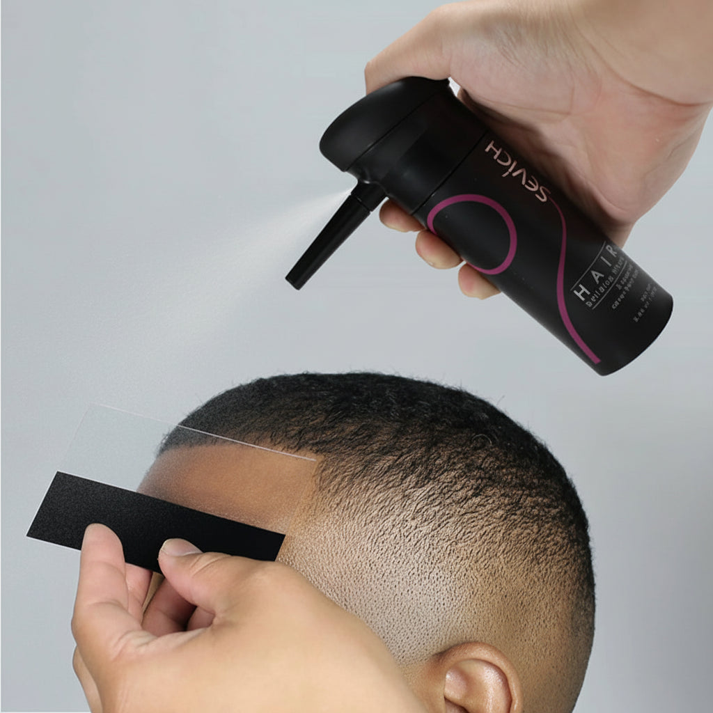 Fibres Capillaires à la Kératine SEVICH – Kit Densifiant pour Cheveux Clairsemés avec Applicateur
