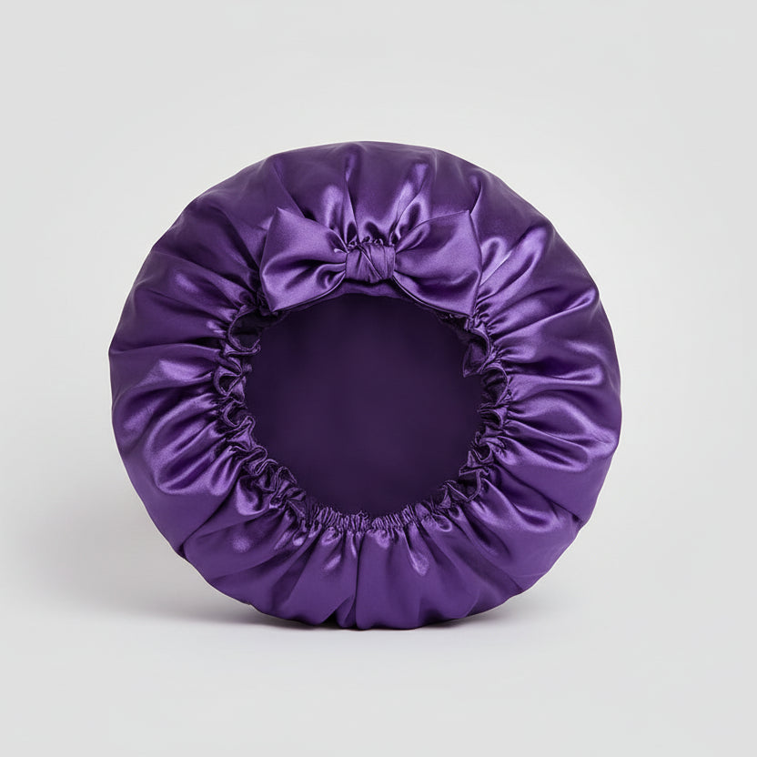 Bonnet de Nuit en Satin pour Cheveux – Bonnet de Sommeil Ajustable en Polyester