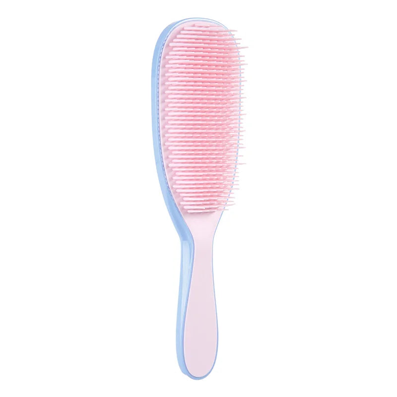 Brosse à cheveux Démêlante Bicolore – Brosse Anti-Statique et Massage Cuir Chevelu pour Coiffage Facile