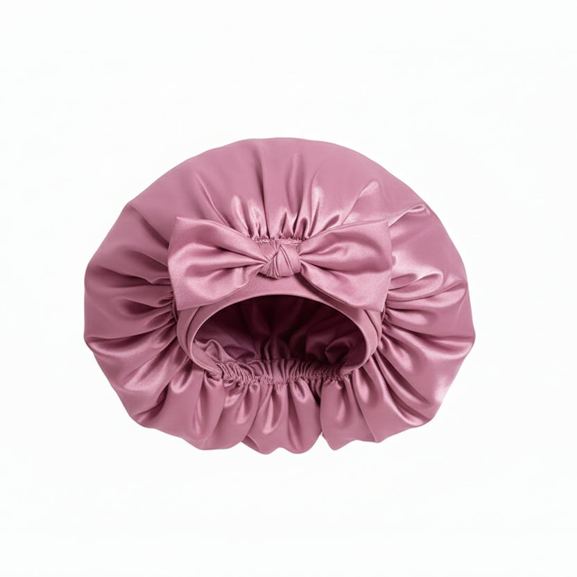 Bonnet de Nuit en Satin pour Cheveux – Bonnet de Sommeil Ajustable en Polyester