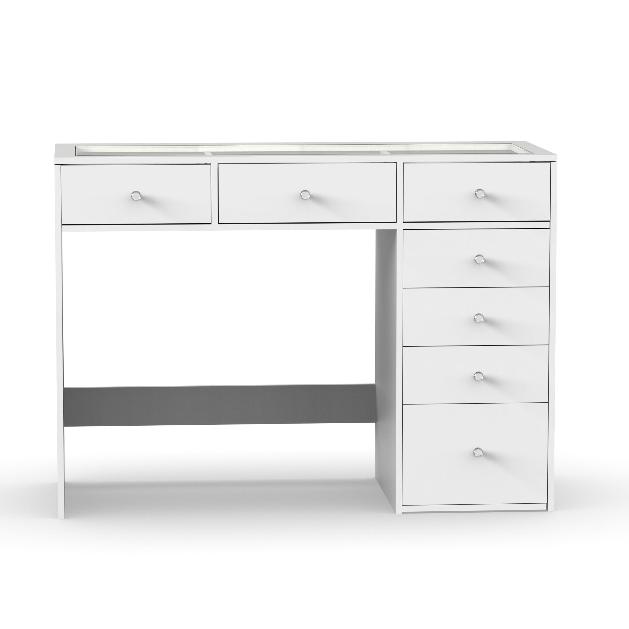 Coiffeuse avec Miroir Adapté | Format Compact et Rangements