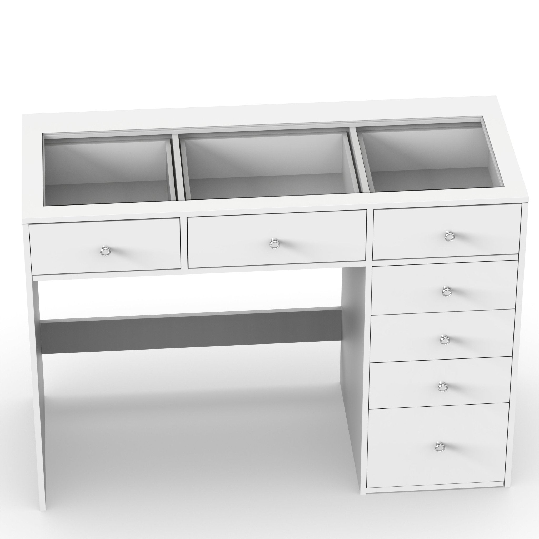 Coiffeuse avec Miroir Adapté | Format Compact et Rangements
