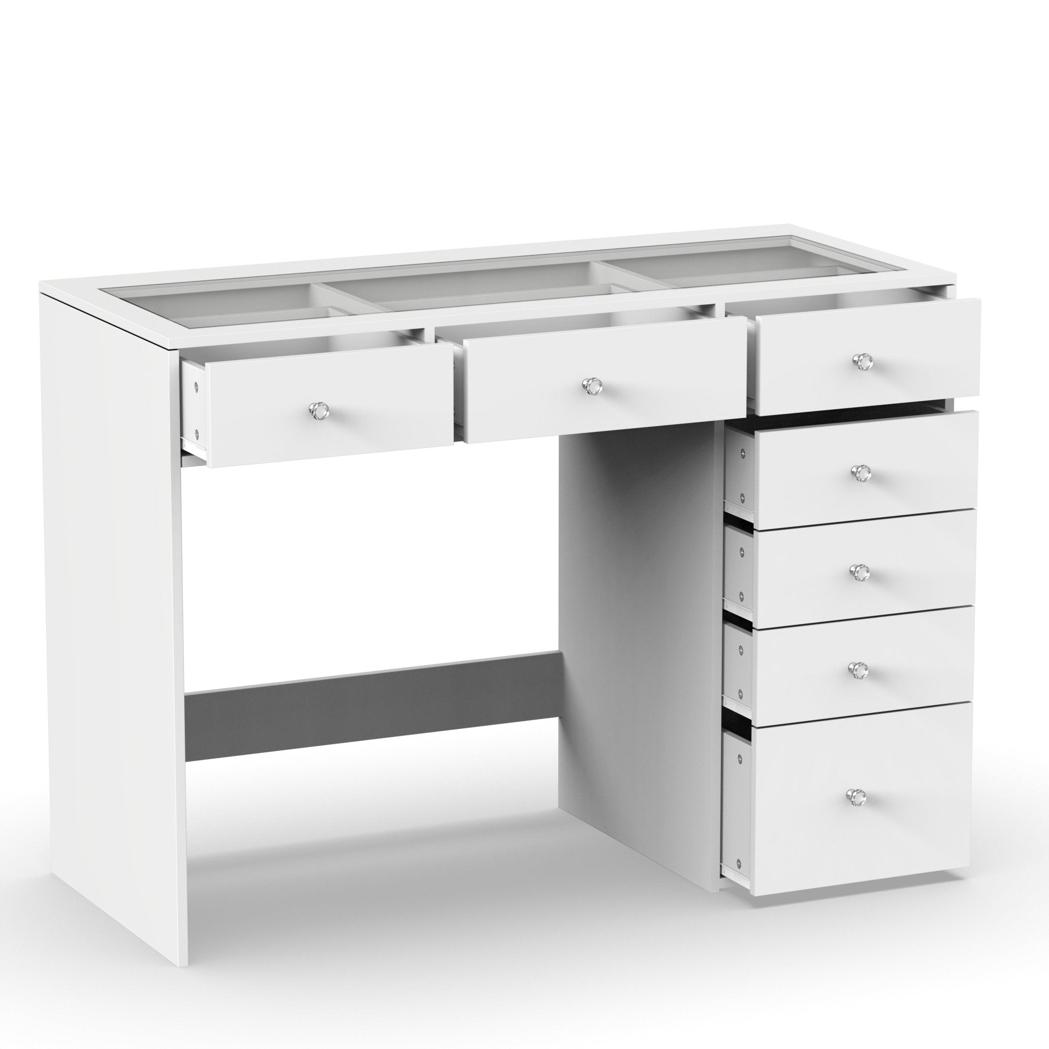 Coiffeuse avec Miroir Adapté | Format Compact et Rangements