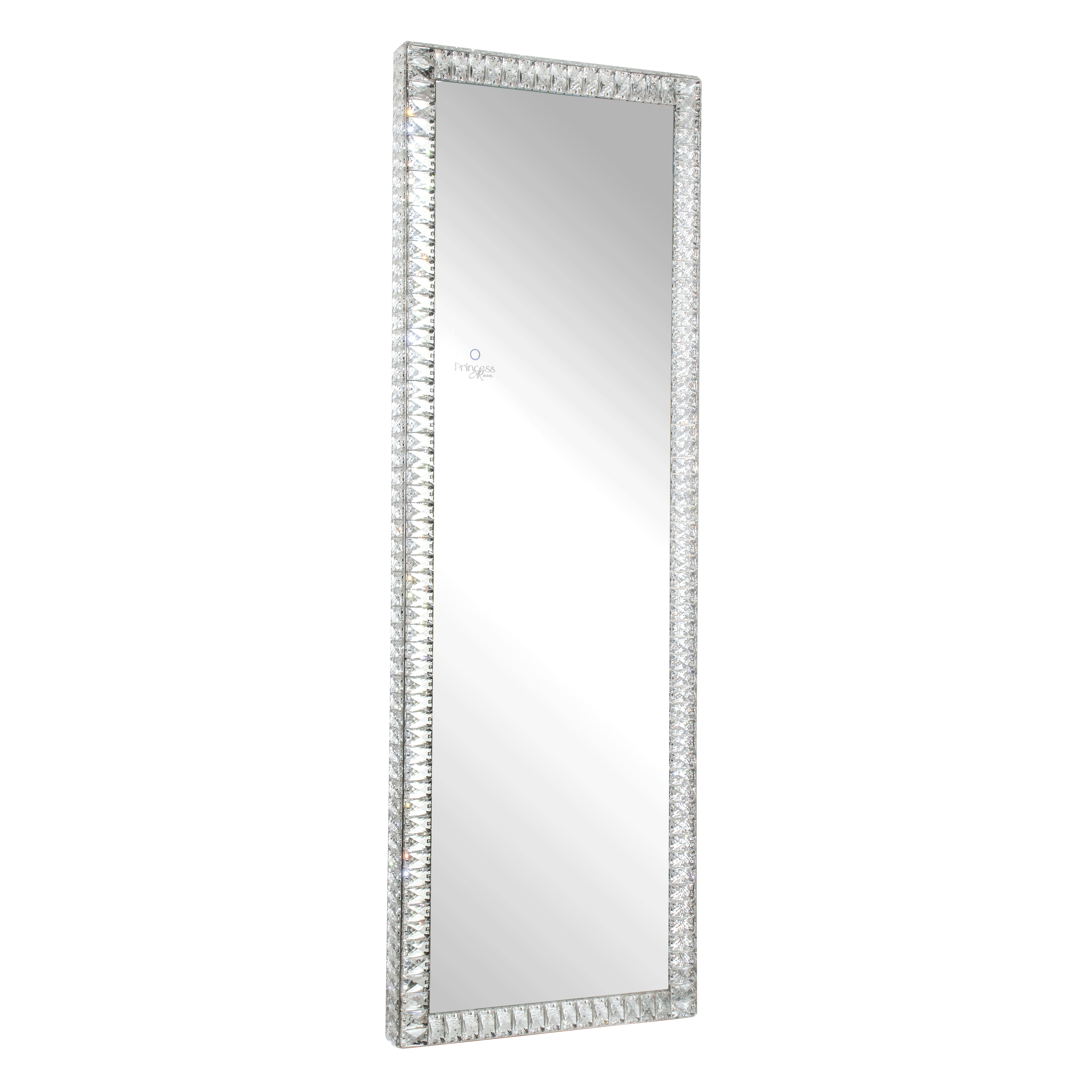 Miroir Adapté Pleine Longueur | Cadre Cristal et Pose au Sol