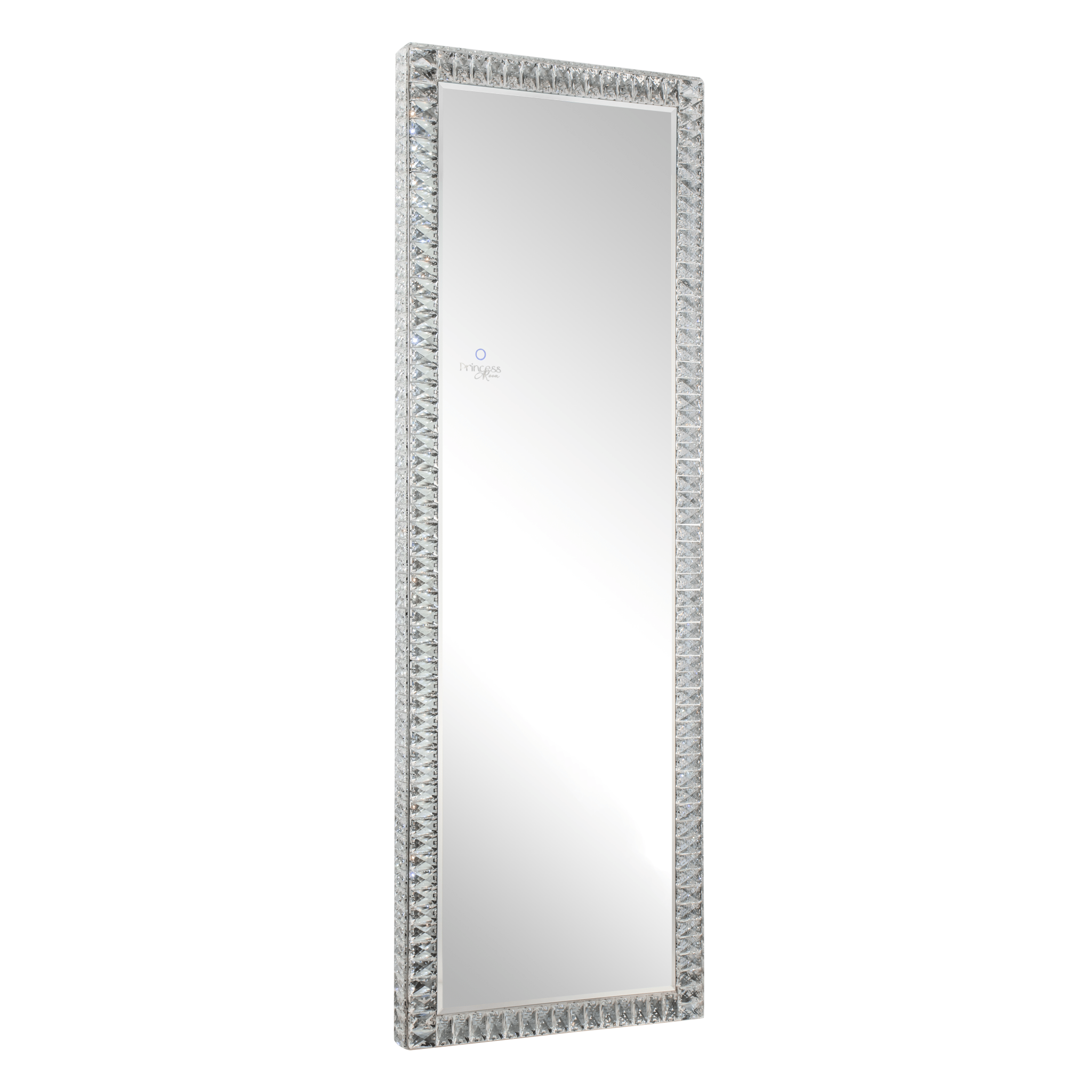 Miroir Adapté Pleine Longueur | Cadre Cristal et Pose au Sol