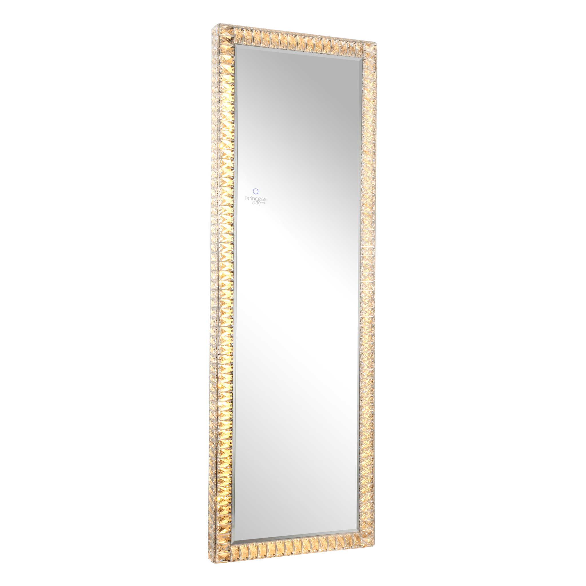 Miroir Adapté Pleine Longueur | Cadre Cristal et Pose au Sol