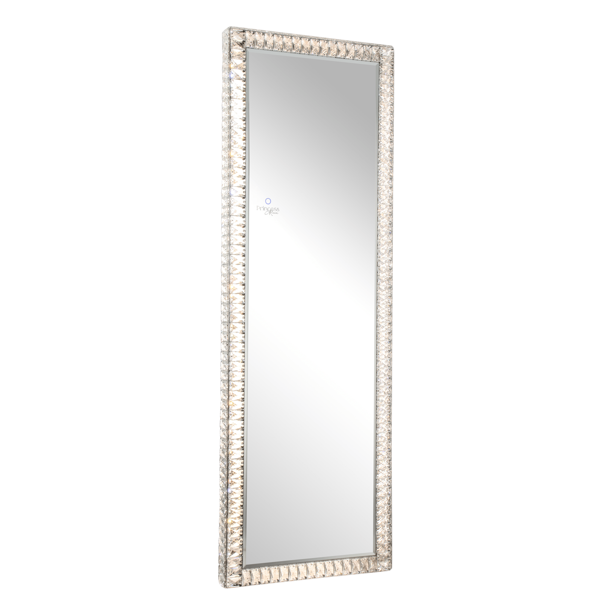 Miroir Adapté Pleine Longueur | Cadre Cristal et Pose au Sol
