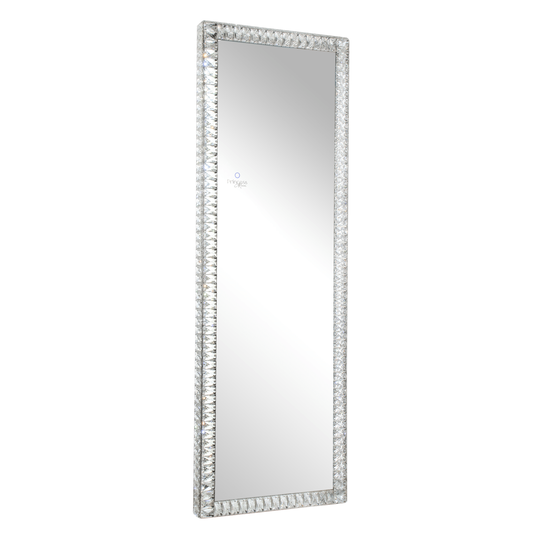 Miroir Adapté Pleine Longueur | Cadre Cristal et Pose au Sol