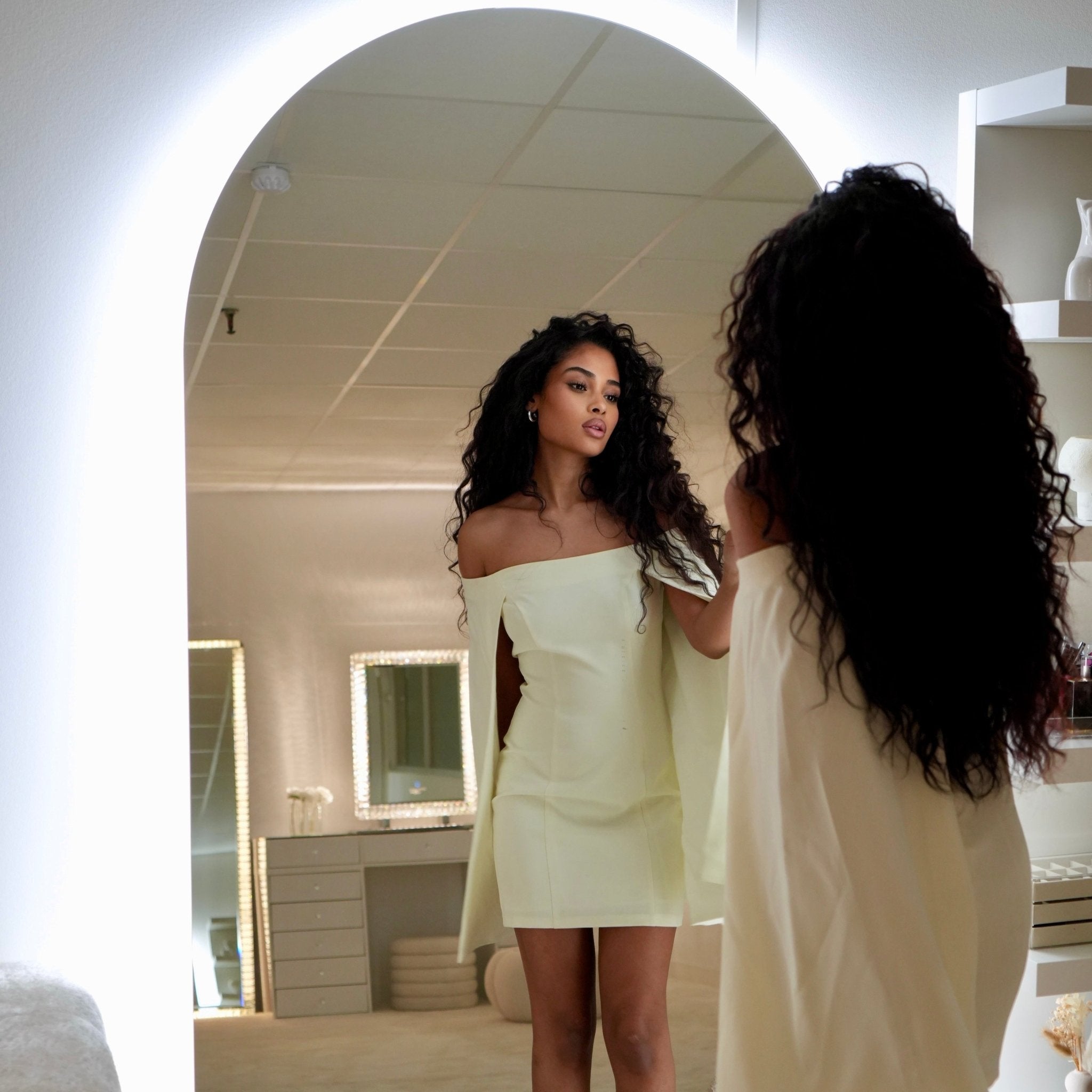 Miroir Adapté Grand Format | Pleine Hauteur et Cadre Large