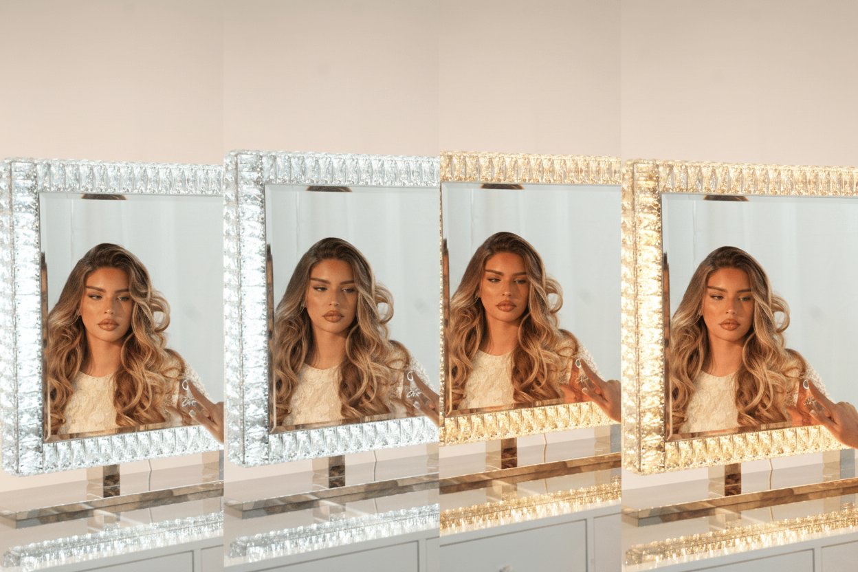 Miroir Adapté LED | Lumière Réglable et Format Pleine Hauteur