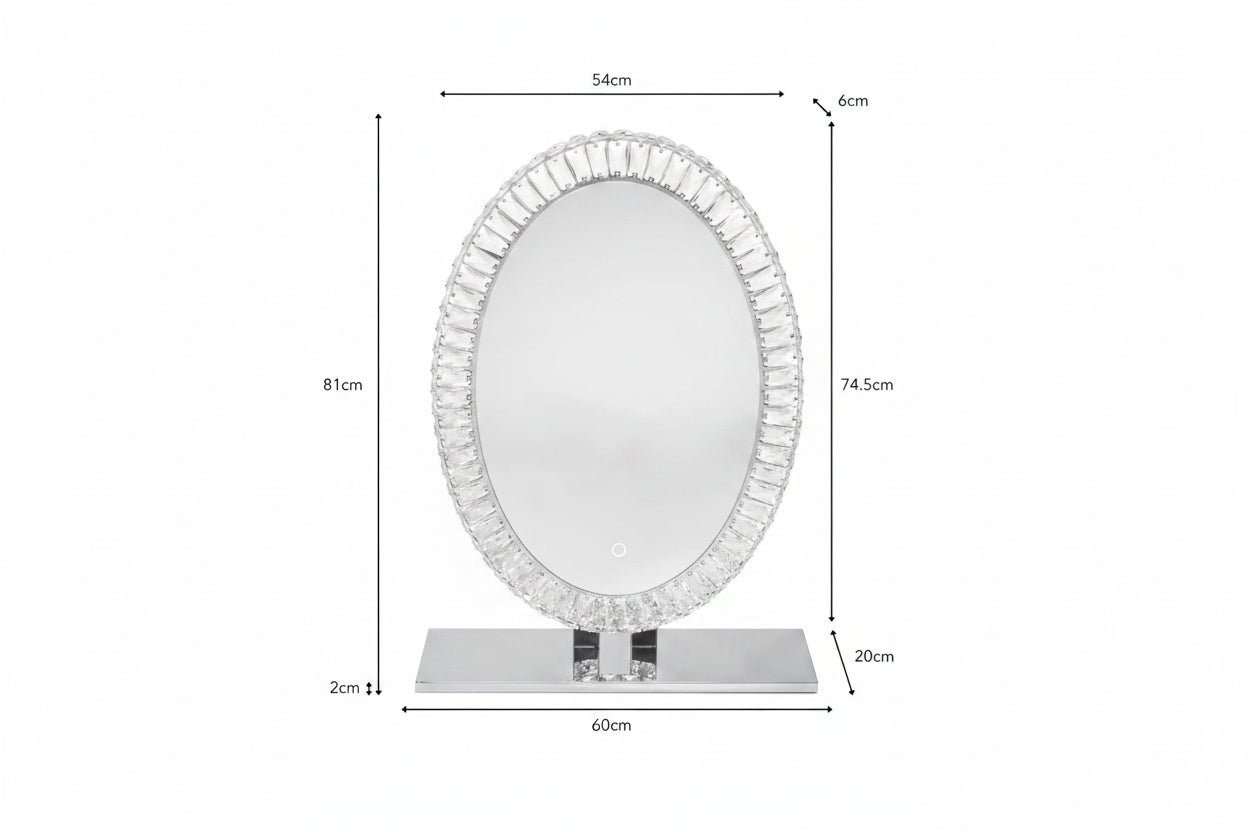 Miroir Adapté Rectangulaire | Format Dressing et Pose au Sol